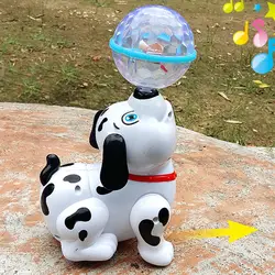 Интерактивные детские пение собаки музыкальный Забавный подарок прогулки питомца Детские электронные игрушки
