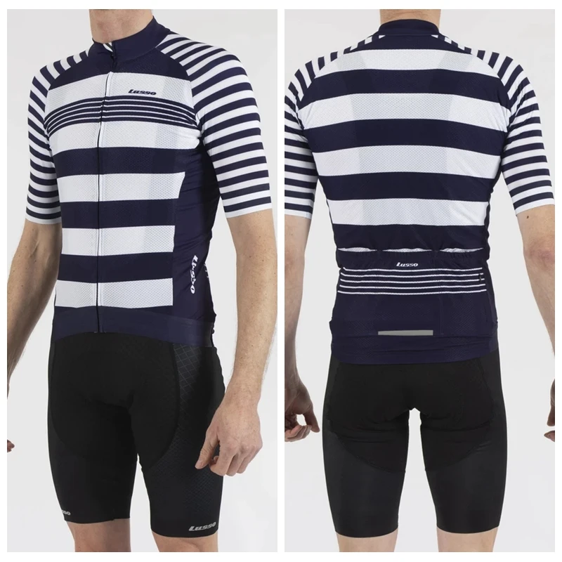 sets LUSSO мужская летняя одежда для горного велосипеда ropa ciclismo maillot дышащая куртка для велосипедистов трикотажный комплект велосипедный костюм - Цвет: sets