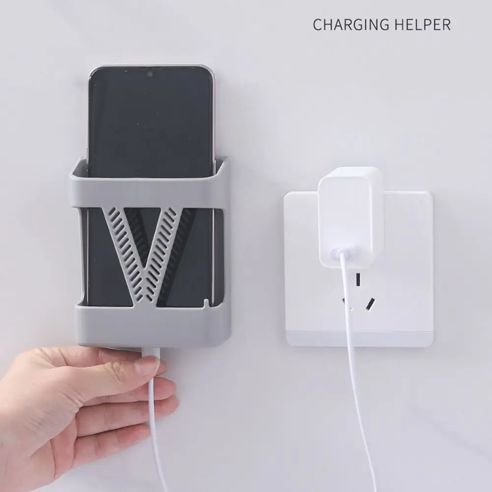 Charging Holder Folding Mobile Phone Wall Charger Adapter Hanging Stand