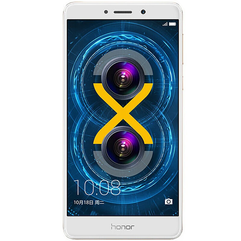 Смартфон с международной прошивкой Honor 6X 4G LTE 5 дюймовый экран FHD 1920X1080 3 Гб ОЗУ 32 ПЗУ