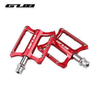 

GUB 3 Colors Bicycle Cycling Pedals High Quality Aluminum MTB Road Bike Flat Pedals Ultralight Anti-slip Pedals Bike Riding Part