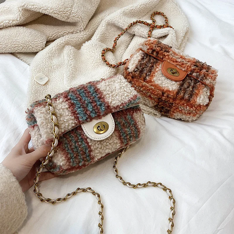 

Autumn And Winter New Products mao rong bao Velvet Bag WOMEN'S Bag New Style 2019 Network hong yang Gas Shoulder Bag Women's Ver