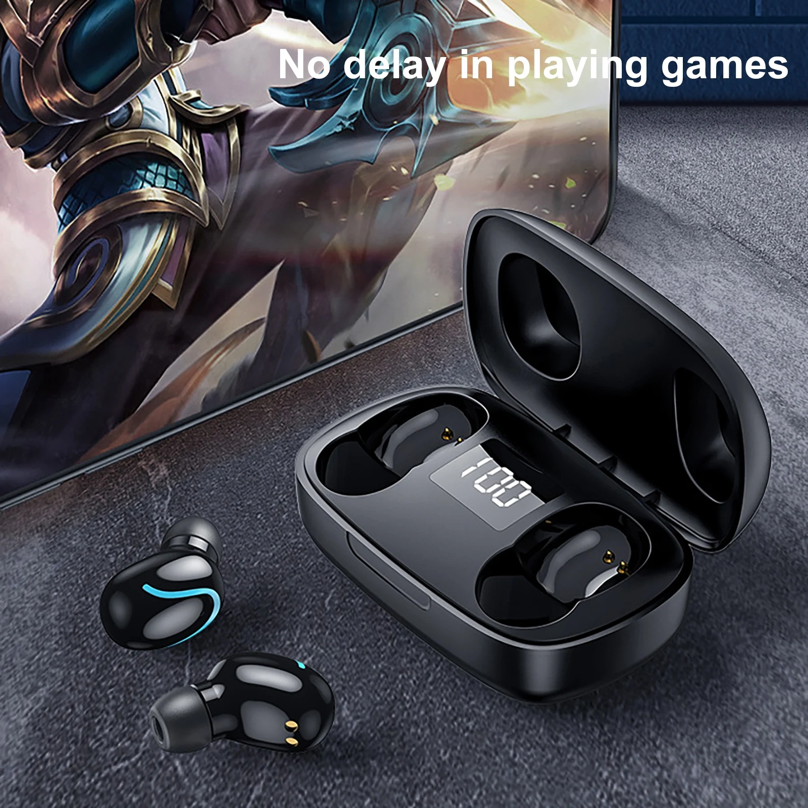 Farfi S9 TWS Bluetooth 5 0 Wireless Mini HiFi In Ear Earphones Earbuds for iOS Android Phone accessories Wireless Earphones