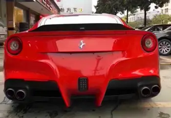 

Real Carbon Fiber Car Rear Brake Lights Lamp Cover Trim For Ferrari F12 2013 2014 2015 2016 2017