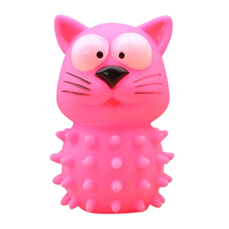 Pet Molar Squeaky Toys for Solving Boredom Dogs PVC Chew Toys for Cleaning Teeth