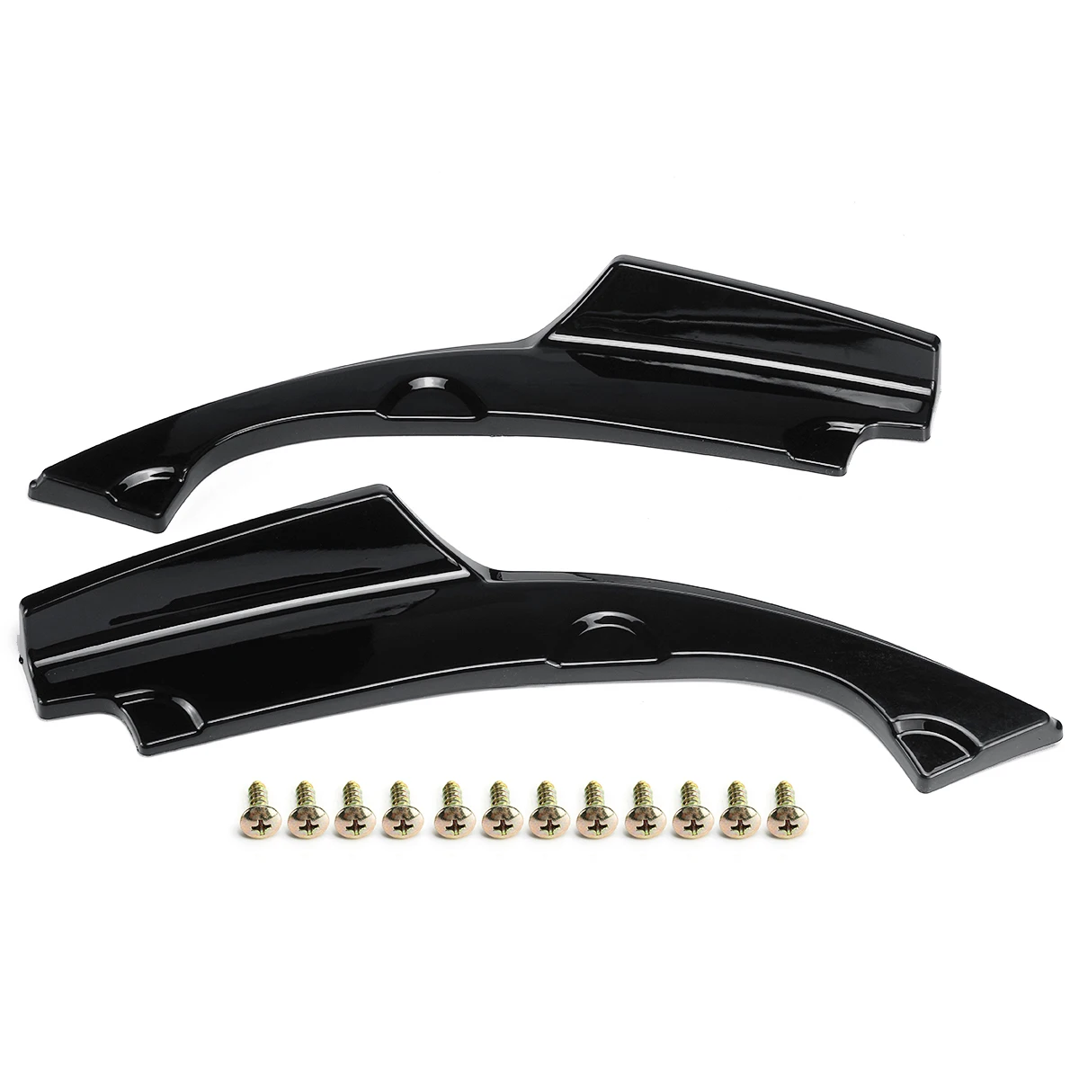 2Pcs Car Rear Bumper Lip Splitter Lower Corner Valance Covers Spoilers Apron for Honda Civic 4DR 2016-2018 | Автомобили и