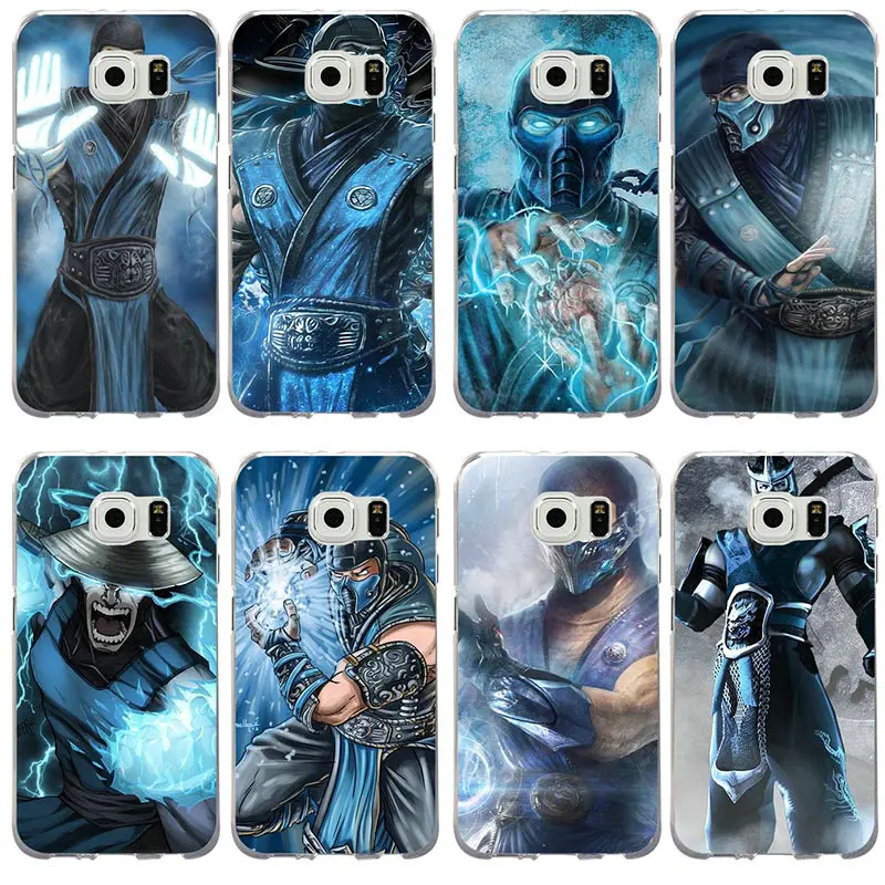 Mortal Kombat Sub Zero For Samsung Galaxy S2 S3 S4 S5 Mini S6 S7 Edge S8 S9 S10 Plus Lite Note 8 9 Shell Soft TPU Phone Case |