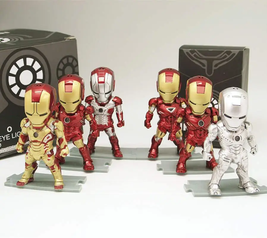 

Iron Man 3 Ironman Cute Iron Man a-1 S 6-Iron Man Capsule Toy Doll