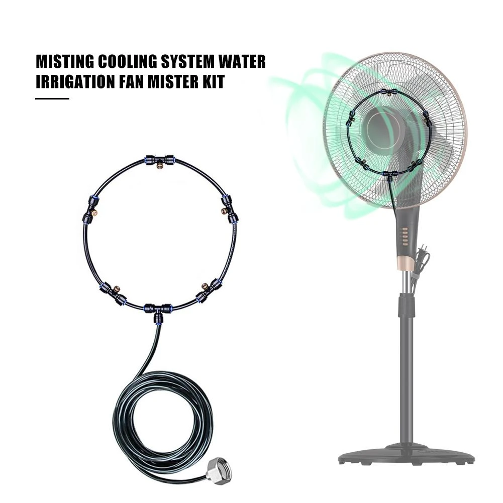 Fan Misters Untuk Pendingin Outdoor Misting Fan Outdoormisting Sistem Pendingin Air Irigasi Fan Tuan Kit Dengan Kuningan Nozzle Nozzle Penyemprot Aliexpress