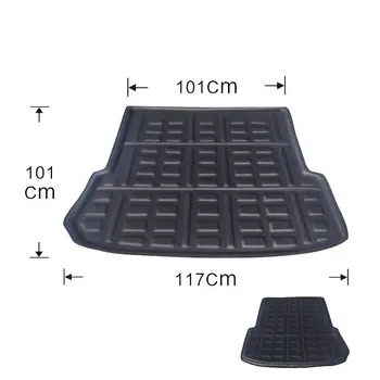 

For Ford Explorer 2013-2017 1PC Black Car Styling Cargo Liner Car Trunk Mat Carpet Interior Floor Mats Rubber Pad Accessories