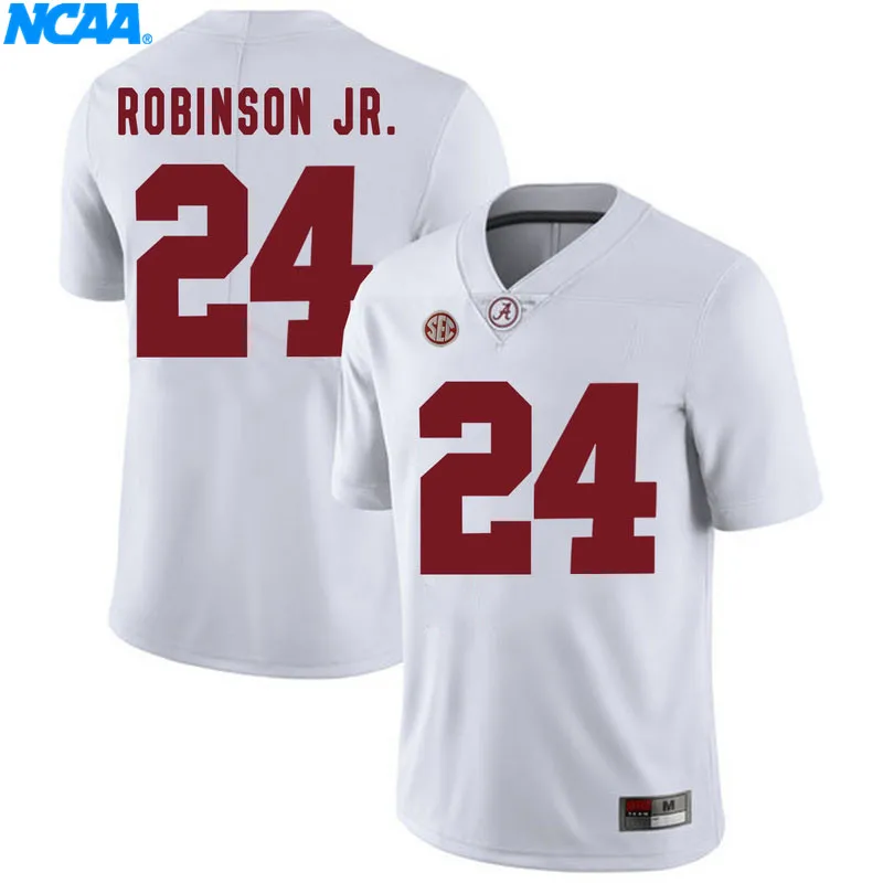 Новое поступление, высокое качество, Alabama Scarbrough#9 Robinson Jr.#24, футболки для колледжа, ограниченная серия, майки, S-XXXL