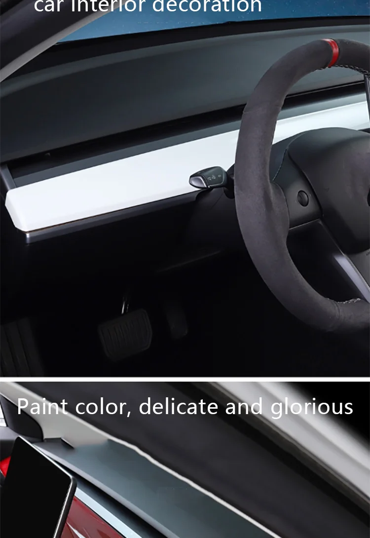 Подходит для Tesla model3 аксессуары Передняя приборная панель накладка воздушный выход углеродного волокна патч украшение