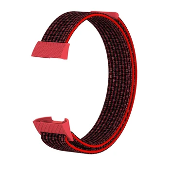 

High Quality Durable Replacement Colorful Nylon Bracelet Strap Smart Bracelet Braided Wristband Accessories For Fitbit Charge3