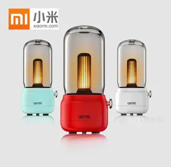 

XIAOMI MIJIA Night Light LOFREE Portable Candlelight Ambient Light LED table lamp Indoor outdoor Lighting Fixtures USB Charging