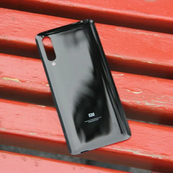 Чехол Xiao mi Xiaomi mi со стеклянной батареей для задней крышки Xiao mi 9 mi 9 M9 mi 9 задняя крышка+ инструмент - Цвет: Exploring black