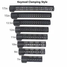 7/9/10/11/12/13,5/15/17 ''дюймов Тонкий Keymod зажима Стиль свободном направляющая для ствольной накладки крепление Стиль подходит AR-15. 223/5. 56 винтовка