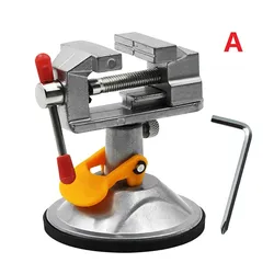 1 pçs bancada mesa torno liga de alumínio ajustável ferramenta fixa 360 rotatable moedor rotativo para ferramentas para trabalhar madeira acessórios