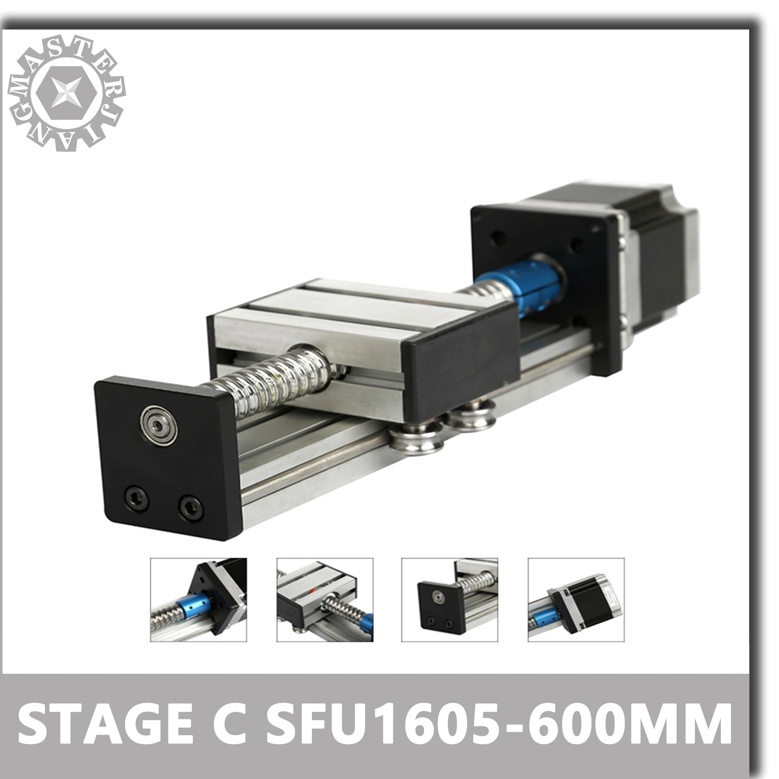 Stage C SFU1605-600mm линейные направляющие линейный привод системный модуль таблица 600 мм