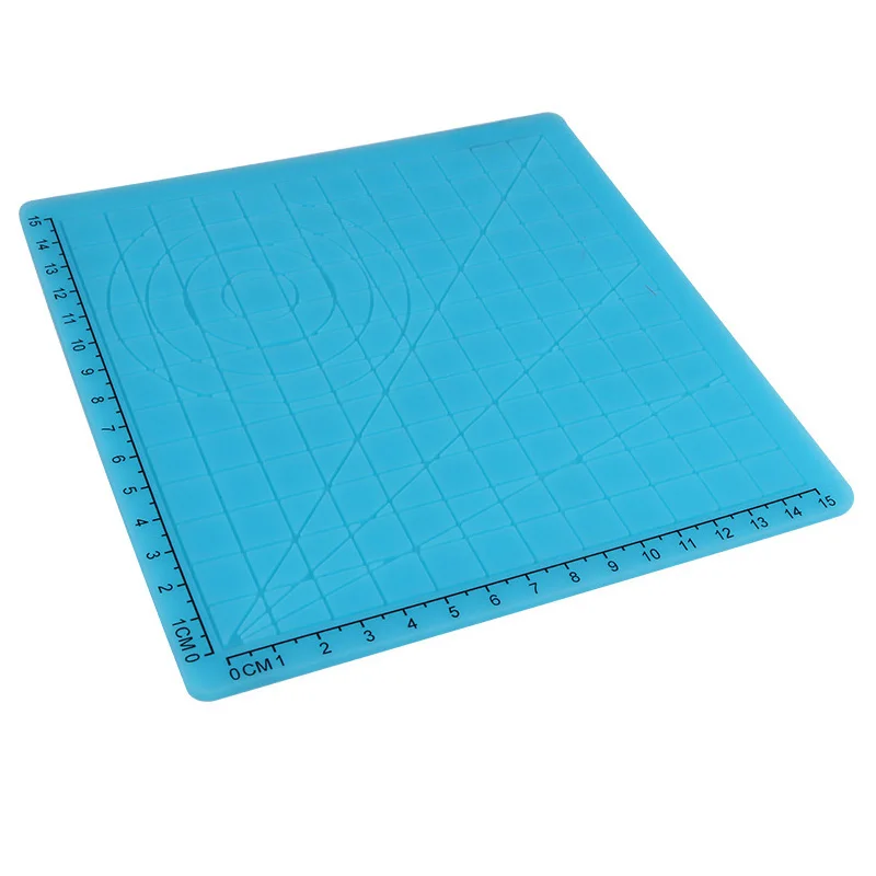 3D Silicon Pen Mat - 12.2x11.4-inch 3D Pen Accessories Compatible with  Stencils - Blue 