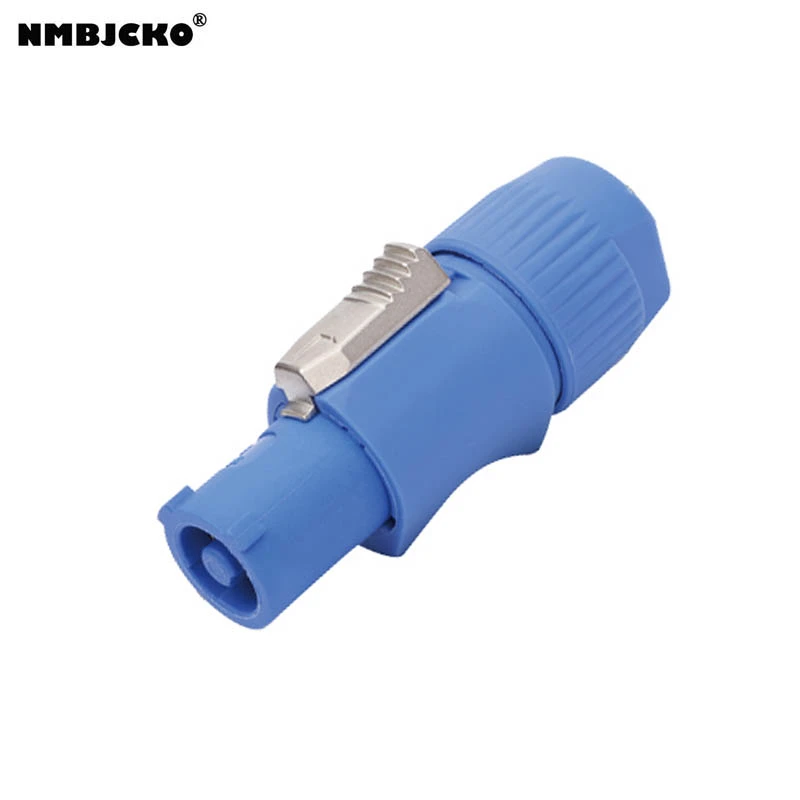 Alta calidad 15 unids/lote copia de alta calidad NAC3FCA 3 polos conector de Cable Powerkon AC de alimentación azul|Enchufe y conectores| - AliExpress