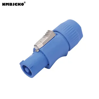 

High quality 150pcs / lot Copy high quality NAC3FCA 3 Pole PowerCON Cable Connector Powerkon AC Power Connector Blue