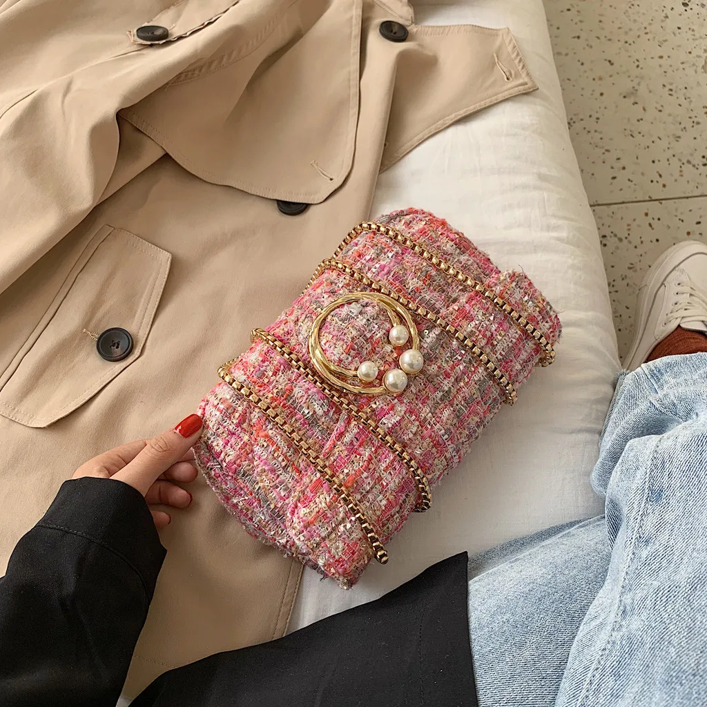 Ручная Женская сумочка для девочек, кошелек для монет, тканая шерстяная сумка, Повседневная сумка в стиле пэчворк, сумка на плечо, мини Сумочка для женщин, корейский стиль, Mochila# ZB