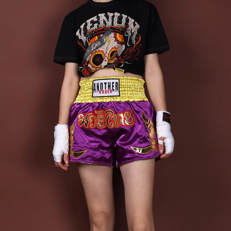hotpants Boxing Shorts Women Nice Quanlity Fighting Active Wear High Waisted Boxing Muay Thai Short Pants Sets Wholesale basketball shorts