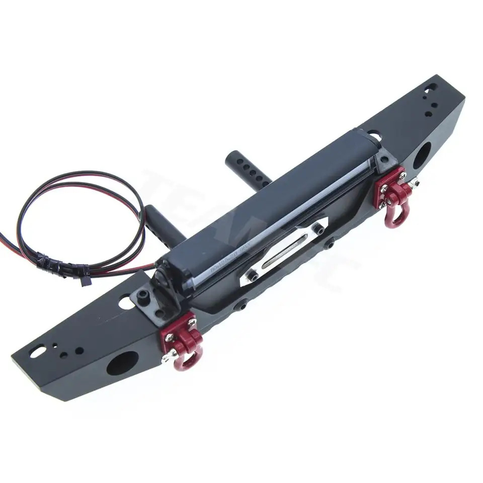 Aluminum Alloy Front Bumper For Axial RC Crawlers | Adjustable Height | TRX4 SCX10 Upgrade Part