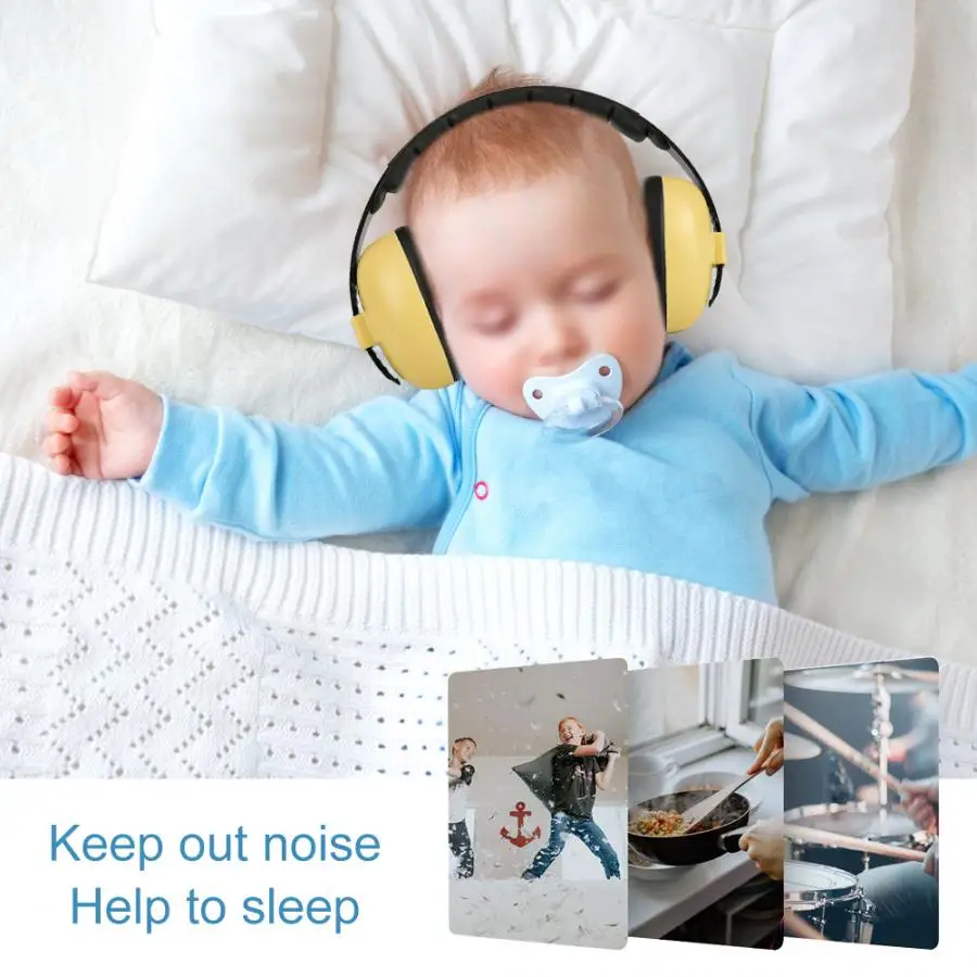 Защита слуха от сна складной дизайн Шум Concelling наушники для детей Детские Горячие