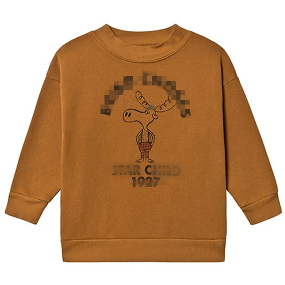 Предварительная, ZMHYAOKE-BO CH*, г. Осенние толстовки для маленьких мальчиков свитер для маленьких девочек Одежда для мальчиков с героями мультфильмов детская одежда, топы для девочек
