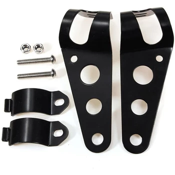 

Two Hole Motorcycle Headlight Bracket Light Ear Mounting Bracket Headlight Support Motorcycle Accessories Suitable for Diameter