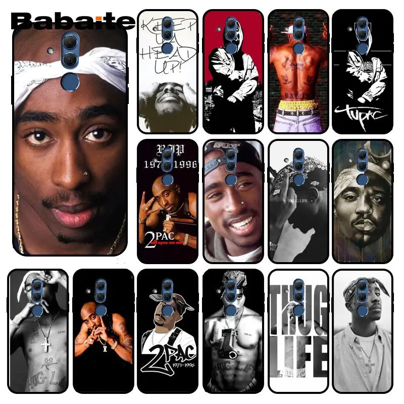 

Babaite 2Pac Tupac Amaru Shakur Phone Case for Huawei Mate 10 20 Lite 20X Mate20 10 Pro Mate9 Nova3 3i
