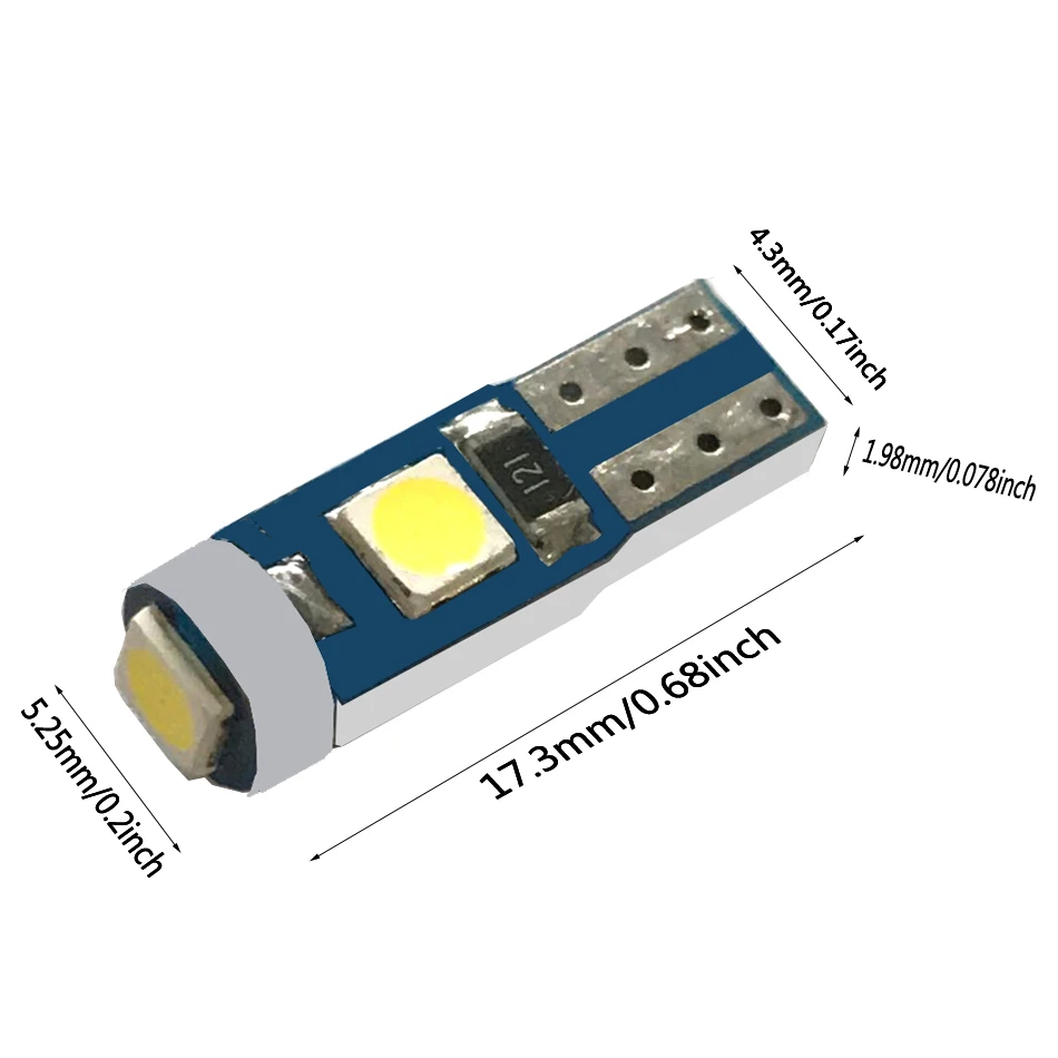  Ʈ 3030 Ĩ  LED Ʈ ڵ    Ŭ , 12V T5 58 74 286 W1.2W, 100 , R129 W140 W163 R107