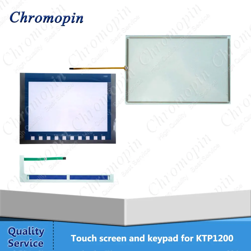 Сенсорная панель для 6AV2123 2MB03 0AX0 6AV2 123 2MA03 KTP1200 с мембранной клавиатурой|ЖК-экраны и