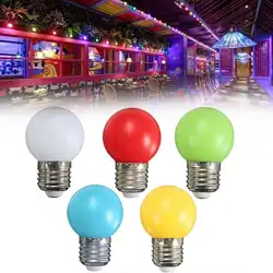 Цветная шариковая лампа E27 светодиодная лампа 3 Вт белый красный синий зеленый желтый оранжевый розовый свет лампы SMD 2835 домашний декор