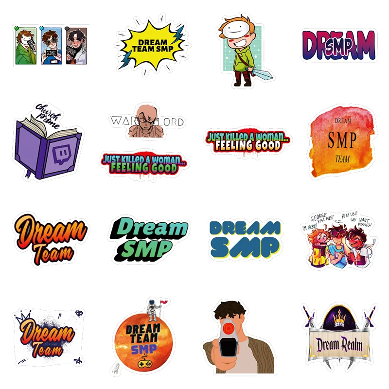 10 30 50pcs set dream smp cartoon waterproof graffiti stickers for skateboard refrigerator computer notebook children s toys aliexpress toys hobbies