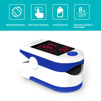 

Blood Oxygen Monitor Finger Pulse Oximeter Oxygen Sensor Saturation SpO2 Monitor Fast Shipping within 24hours (without Battery)