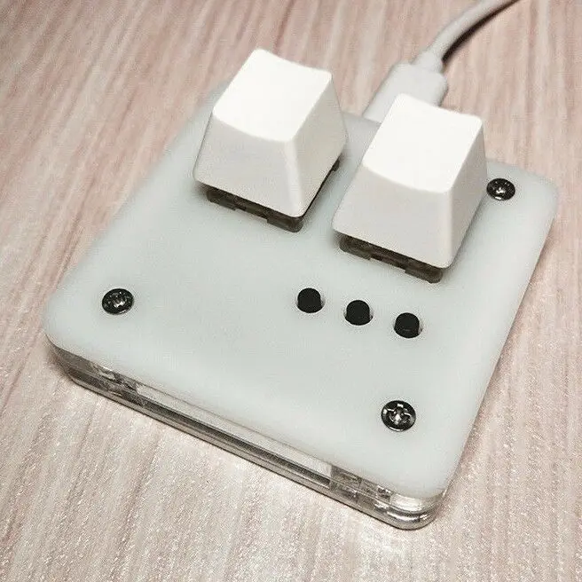 Teclado de Toque Simpad Mini Roda Eixo Testador Jogo Teclado Suporte Cheery mx Interruptor Vermelho Mecânico Osu - Imagem 3