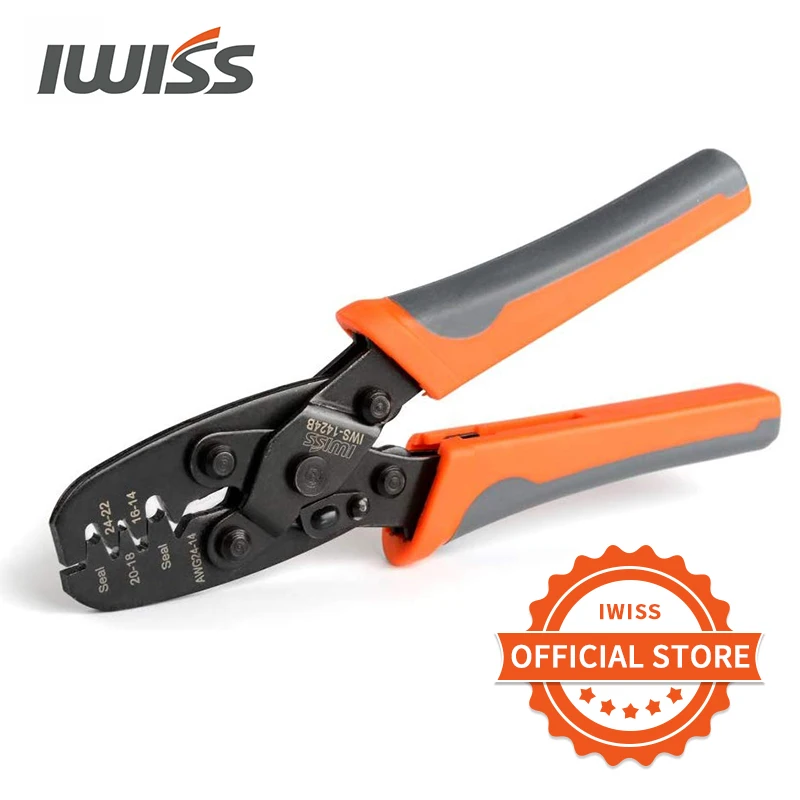 IWISS IWS-1424B Weather pack Crimper Tools for Crimping Delphi Packard Weather pack Terminals or Metri-Pack Connectors