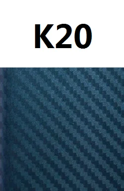 Наклейка на мобильный телефон для Xiaomi Redmi K20 Pro, градиентный цвет, углеродное волокно, Защитная пленка для Redmi K20, наклейка, аксессуары EEMIA - Цвет: K20- blue