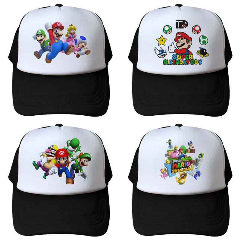 Anime Super Mario Hat Cap Adult 