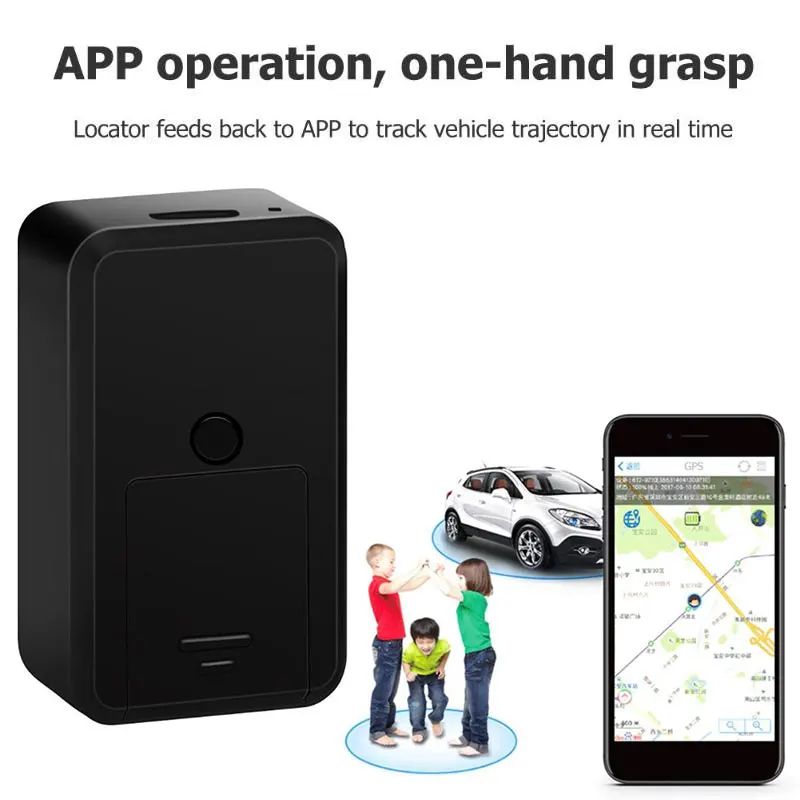 Vehemo ABS Авто Мини gps, трекер, gprs отслеживание в реальном времени локатор для магнитного мини gps трекер прочный автомобиль
