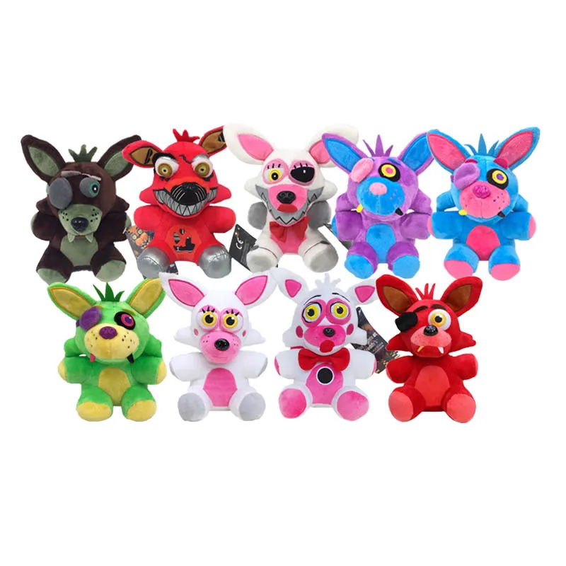 18CM Five Nights At Freddy's Fnaf 5 Nightmare Plush toy Stuffed Doll Freddy Bonnie Rabbit Soft Stuffed Toy Christmas Kids Gift