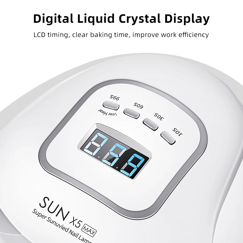 SUN X5 Max 80 Вт 45 светодиодов лампа для ногтей сушилка для всех гель-лаков светильник для ногтей инфракрасный зондирование Смарт УФ лампы для маникюра