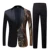 Мужская черная блестка Party Blazer Slim Fit Wedding Party Suit Jackets High Quality singer high density sequined Blazer suits
