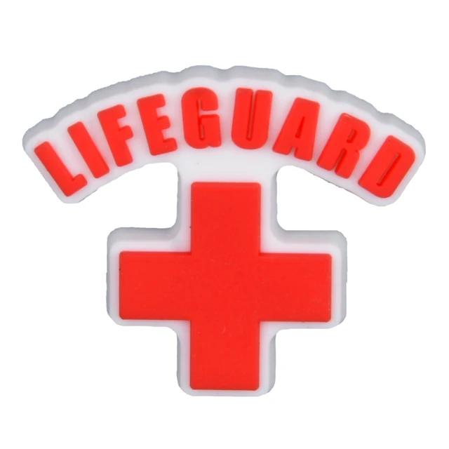 Hot Sale Fireman Fire Engine Croc Shoe Charms Autism Friendly Clog Shoes Decorations Teacher Lifeguard Accessories Stop Bullying p6321