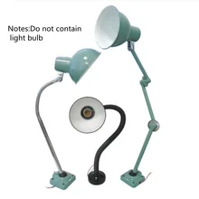 

Three-section Folding Multi-Section Industrial Table Lamp Lathe Working Lighting Lamp Holder E27 Ceramic Lamp Holder