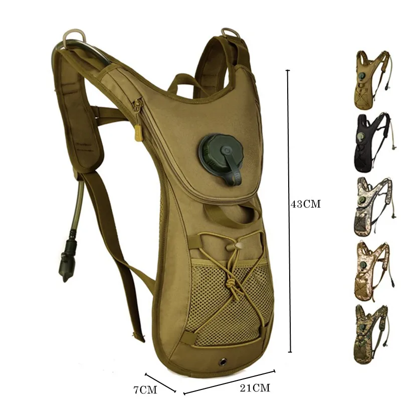 2.5L Открытый тактический рюкзак военный Molle Hydrator велосипедная сумка походная сумка для воды походный рюкзак