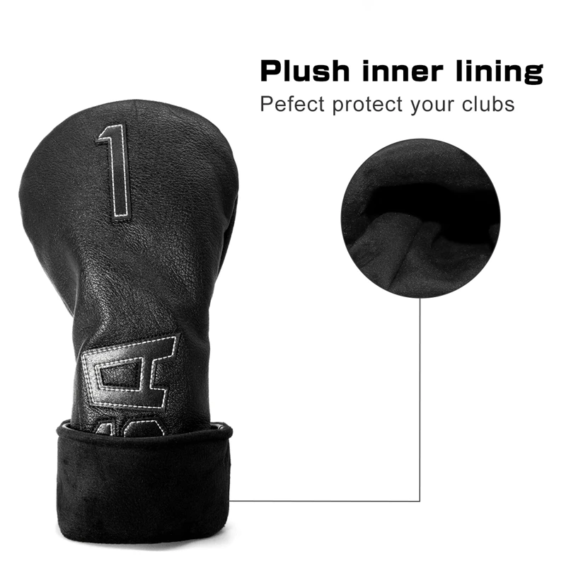 Набор головных покрытий для гольф-клуба США Amarica Golf Wood Cover 1 3 5 Driver Fairway Rescue Hybrid Headcover с биркой