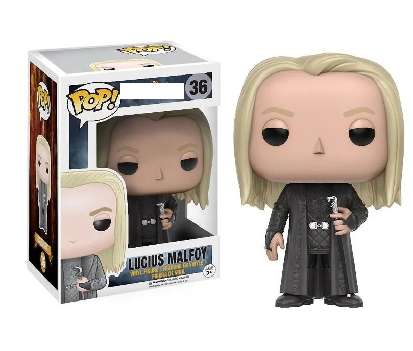 Funko POP аниме Харри Поттер Северус Снейп, луна, Добби, Рон Уизли проф фильм экшн-фигурка коллекция детские игрушки - Цвет: with box 36